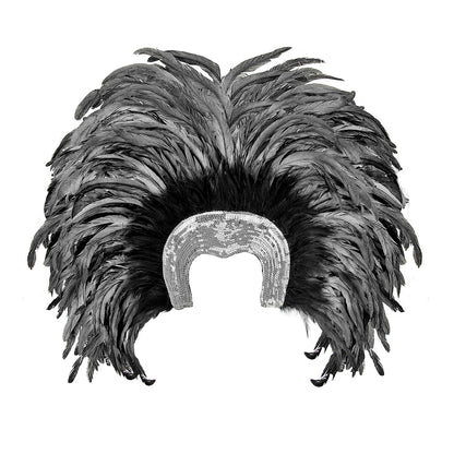 "BRAZIL FEDERKOPFSCHMUCK" - silber