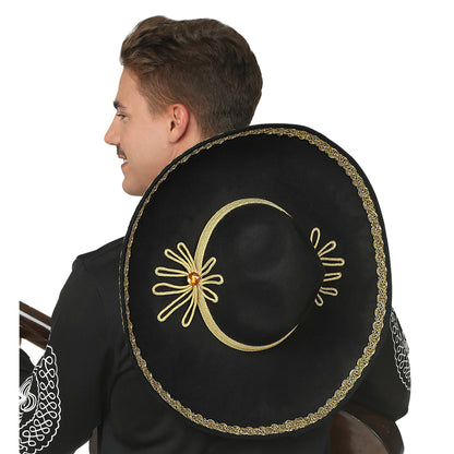 "DELUXE MEXIKANISCHER SOMBRERO" aus Filz 50 cm