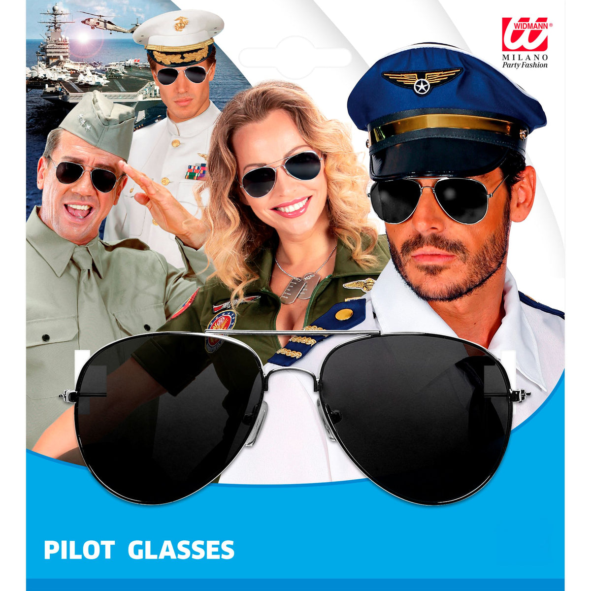 "PILOTENBRILLE" mit getönten Gläsern