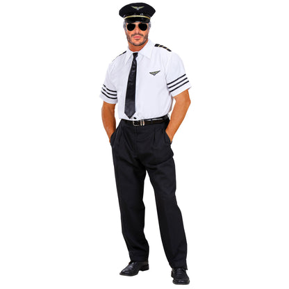 "PILOT" (Hemd, Krawatte, Mütze)