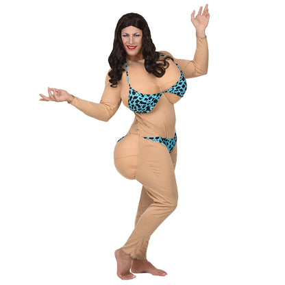 "MISS BIKINI" (Overall mit riesen Brüsten & Hintern, Bikini)