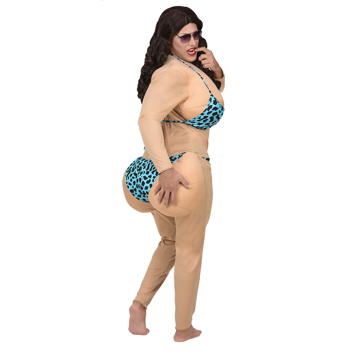 "MISS BIKINI" (Overall mit riesen Brüsten & Hintern, Bikini)