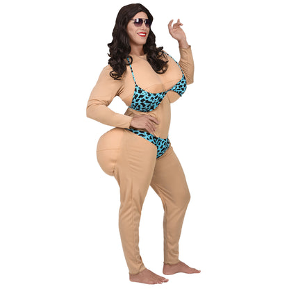 "MISS BIKINI" (Overall mit riesen Brüsten & Hintern, Bikini)