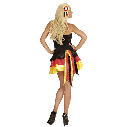 "MISS DEUTSCHLAND " (Kleid, Kokarde-Haarschmuck)
