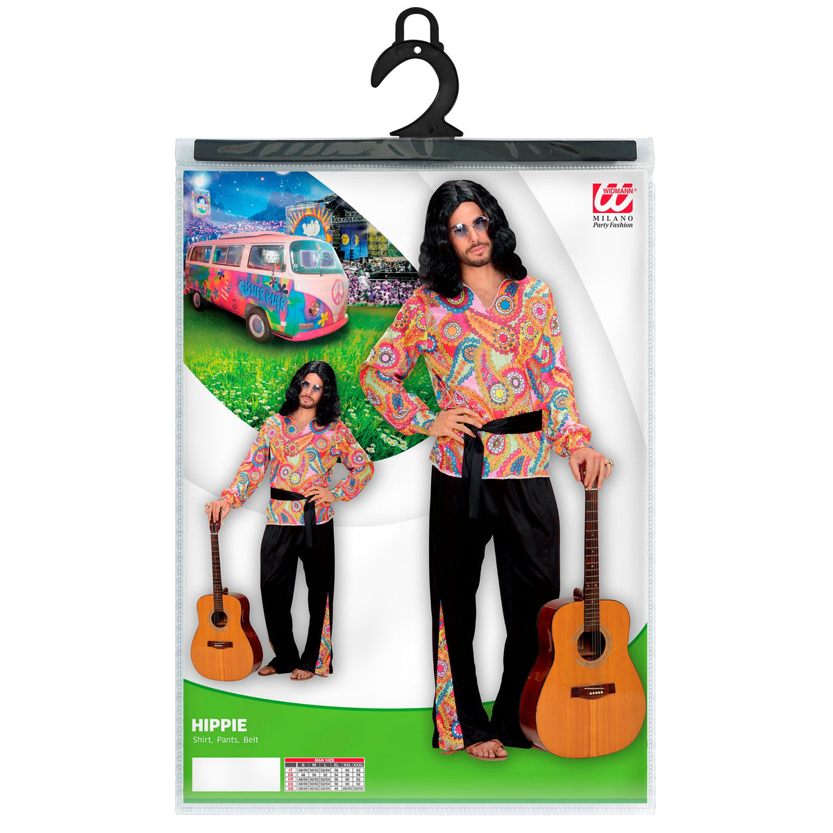 "HIPPIE DUDE" (Shirt, Hose, Gürtel)