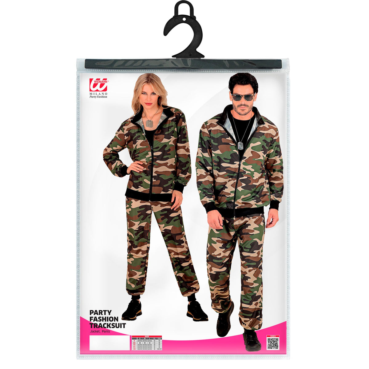"CAMO PARTY FASHION TRAININGSANZUG" (Oberteil, Hose)