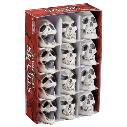 "TOTENKOPF" 12 Display Box - sort.in 3 Modellen - 12 cm