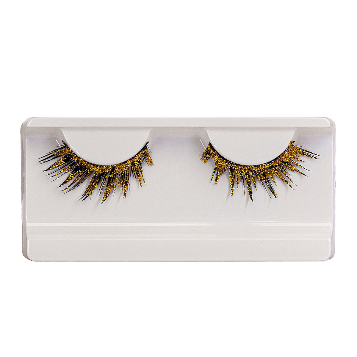 "GOLDENE WIMPERN" in Box mit Kleber in Glasflasche