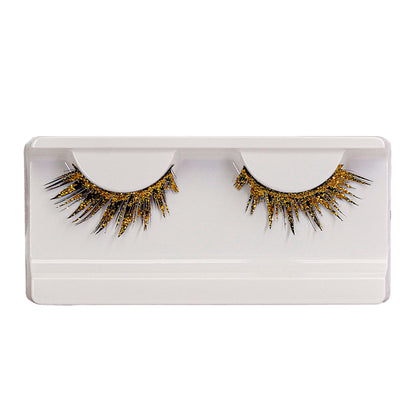 "GOLDENE WIMPERN" in Box mit Kleber in Glasflasche