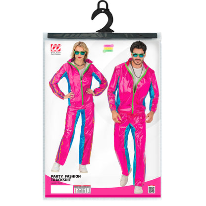 "PARTY FASHION TRAININGSANZUG DANCE MUSIC IN PINK METALLIC" (Oberteil, Hose)