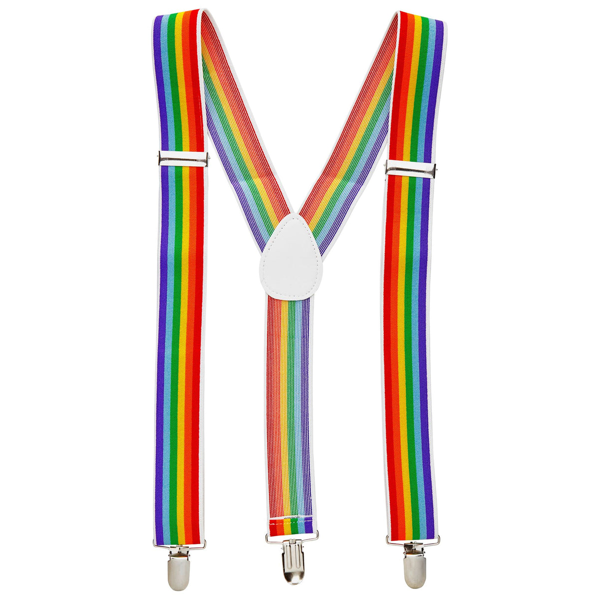 "HOSENTRÄGER IN REGENBOGENFARBEN"