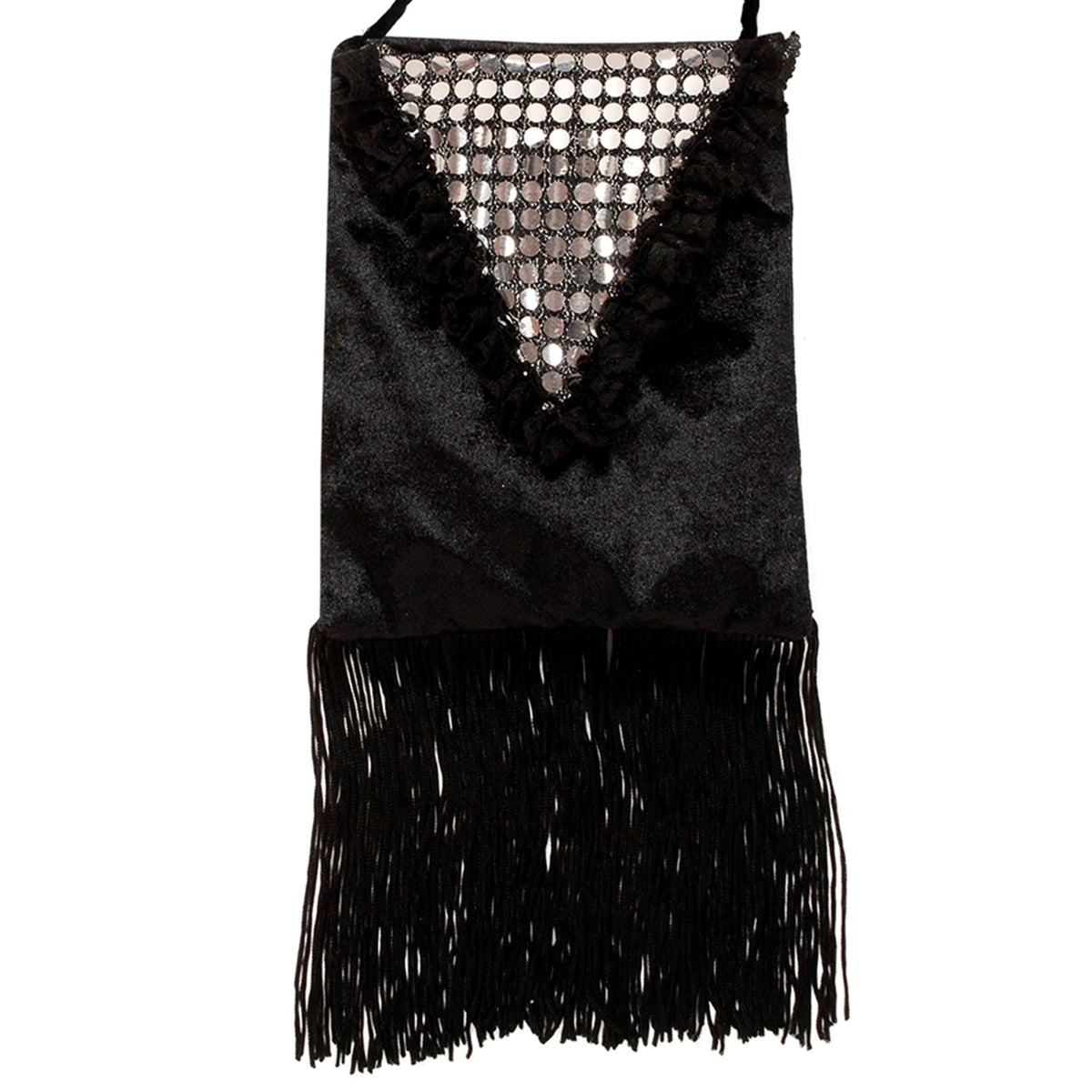 "ROARING 20s RETROHANDTASCHE" aus Samt und Pailletten