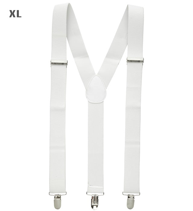 "WEIßE HOSENTRÄGER" (ultralang bis 115-120 cm)