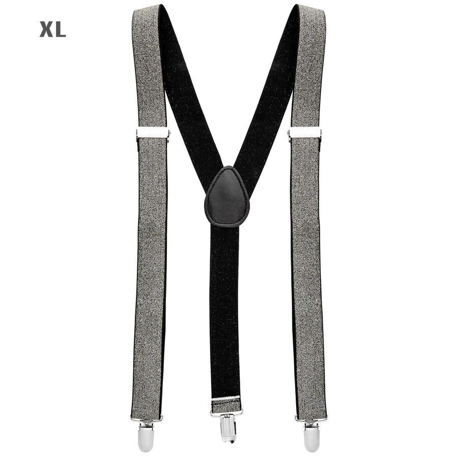 Silberne Lurex-Hosenträger von Widmann bis 120 cm – Produktansicht