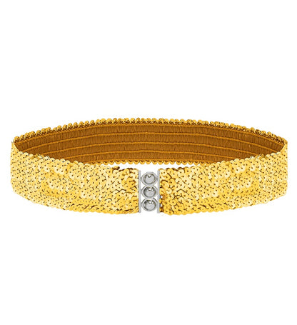 "GOLDENER PAILLETTENGÜRTEL"