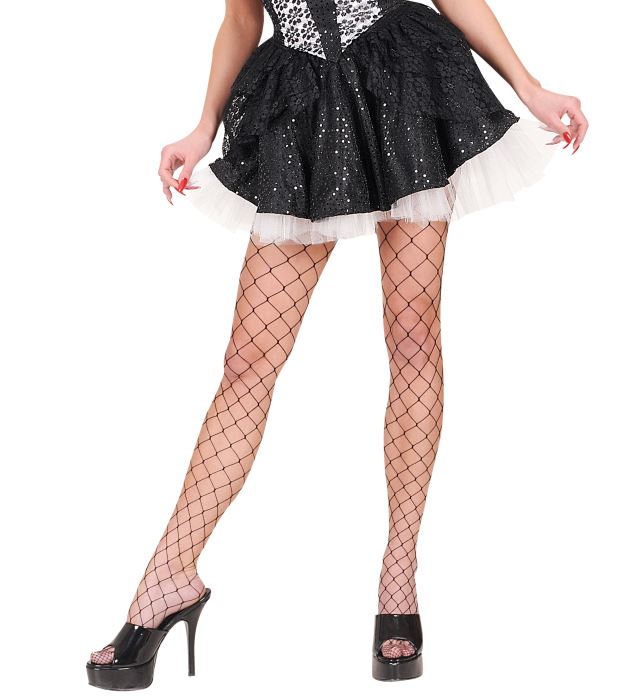 "SCHWARZER ROCK MIT PAILLETTEN, SPITZE UND PETTICOAT"