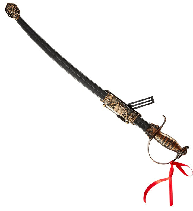 "ALTES KÖNIGLICHES SCHWERT MIT DEKORIERTER SCHEIDE" 68 cm