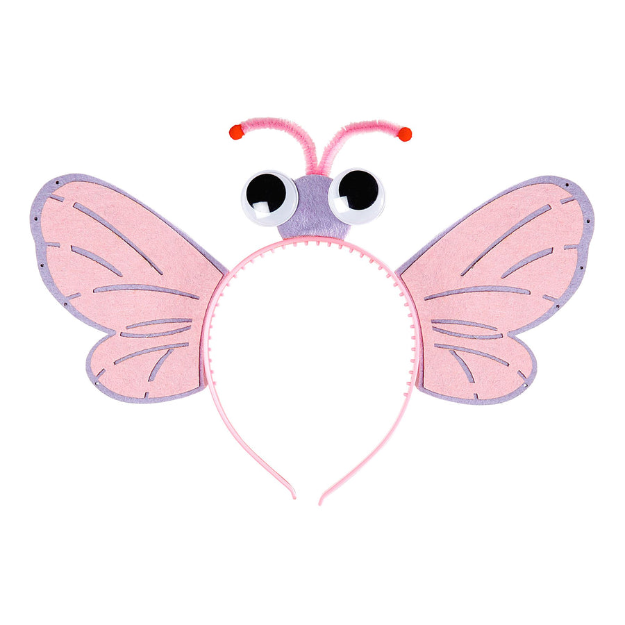 Pinkfarbener Schmetterling-Haarreif von Widmann – Produktansicht