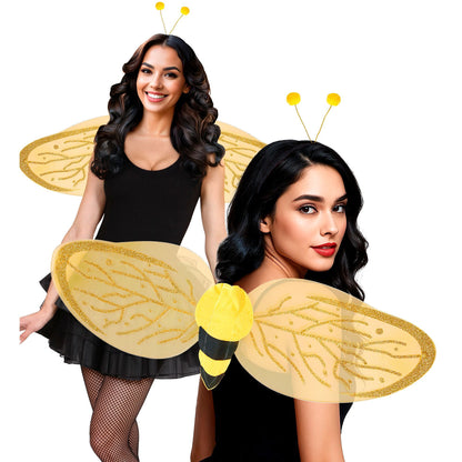"BIENE" Dress-up Set (Flügel, Antennen)