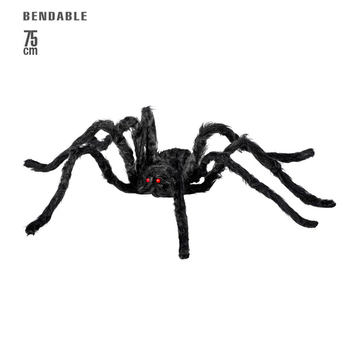 "RIESIGE HAARIGE SPINNE BIEGBAR" 75 cm