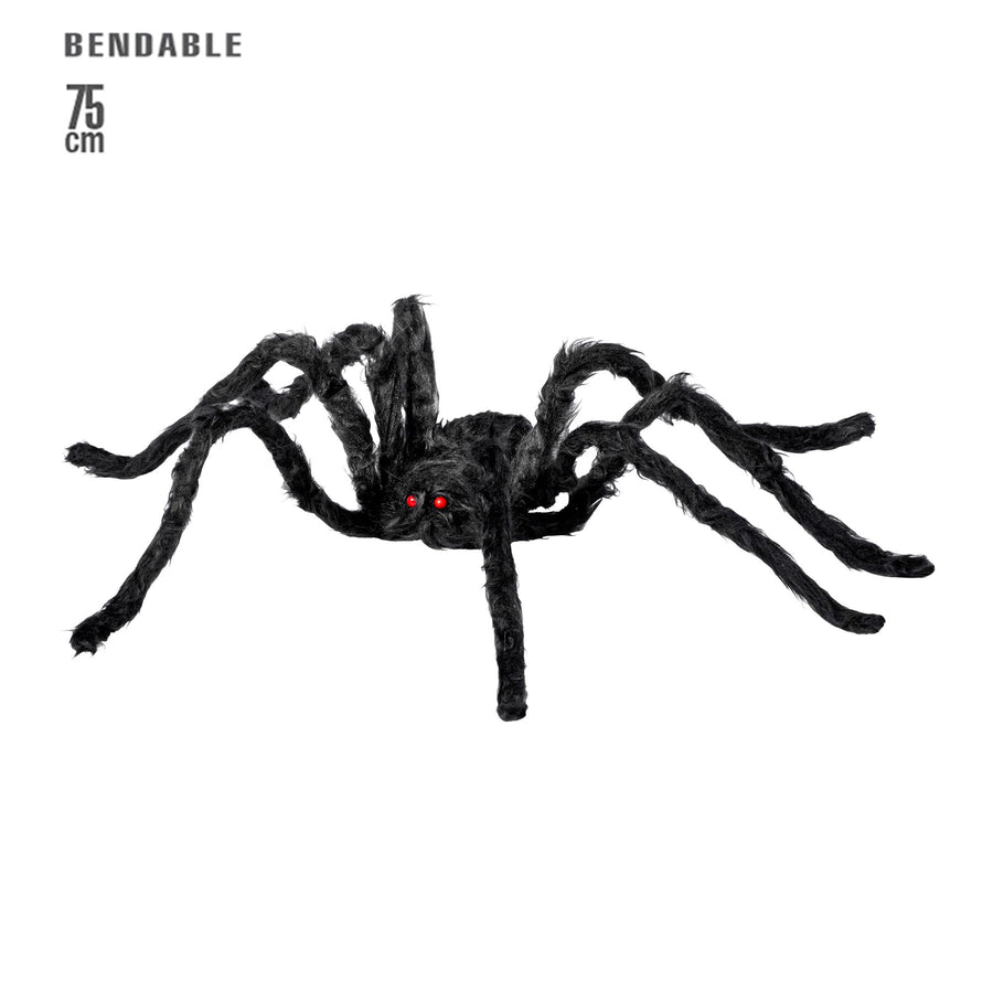 "RIESIGE HAARIGE SPINNE BIEGBAR" 75 cm