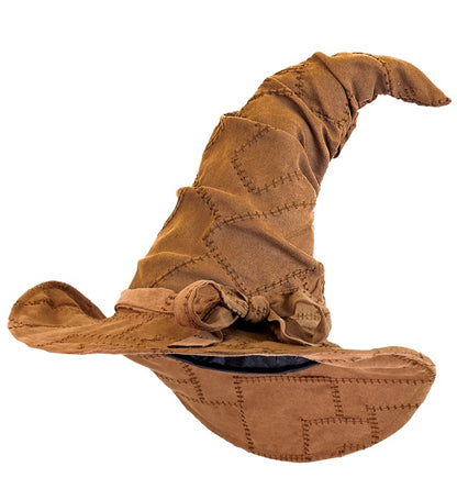 "MAGIER/HEXENHUT" Wildlederoptik braun