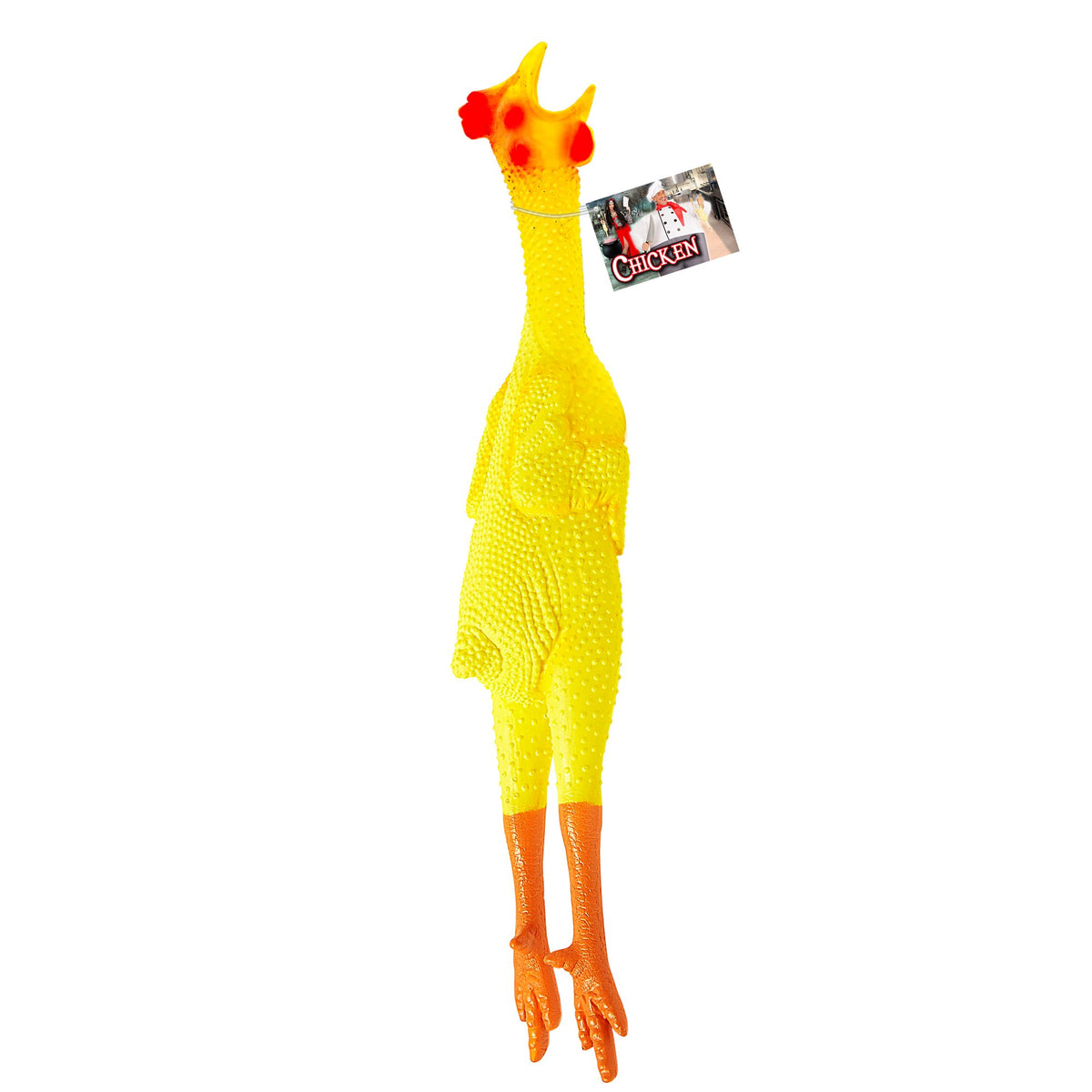 "HUHN" aus Gummi, 50 cm