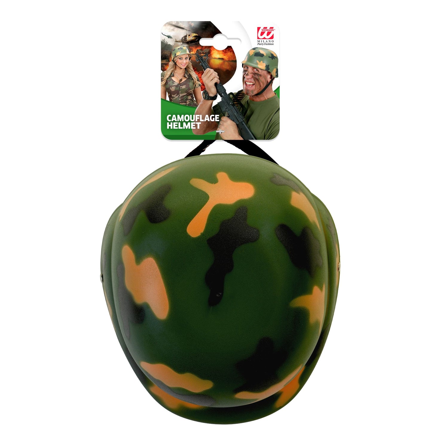 Solider Soldatenhelm aus Hartplastik für Fasnacht & Mottopartys