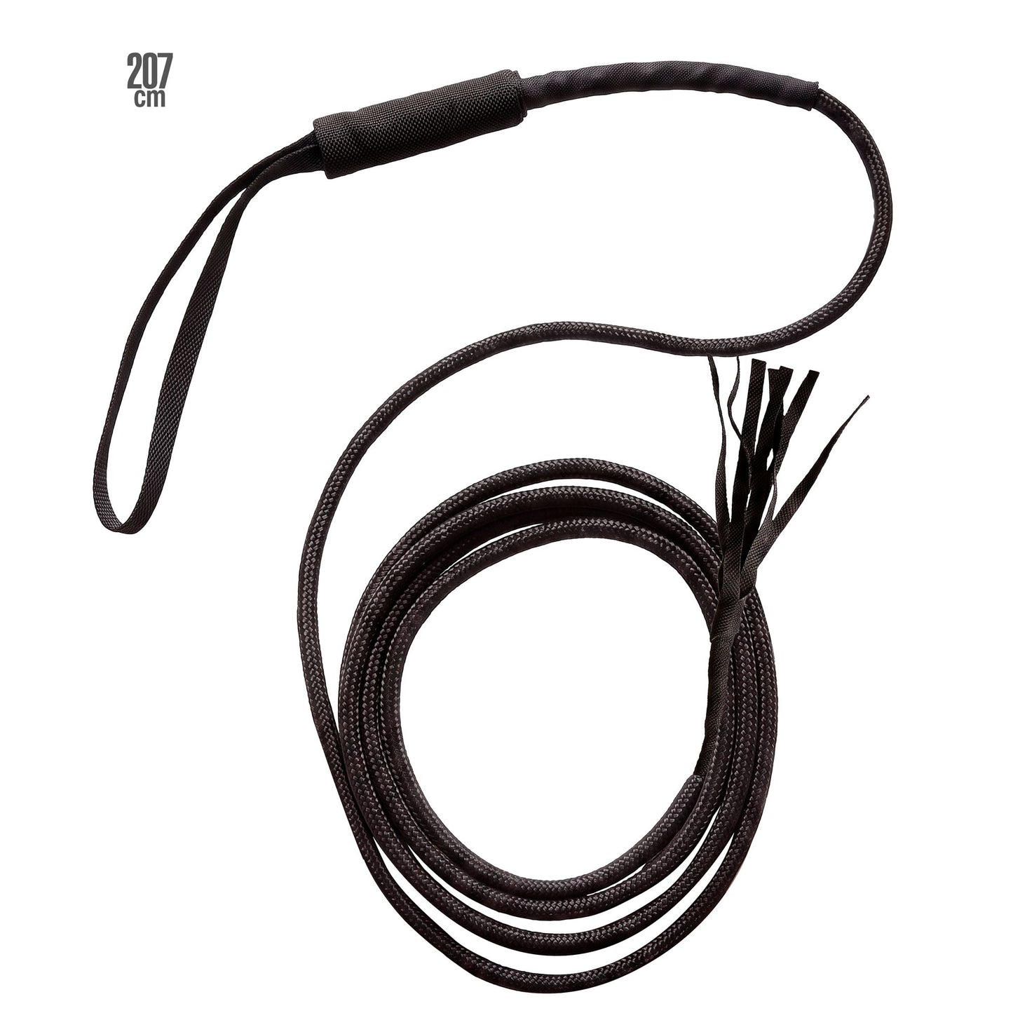 Lange Fasnachts-Peitsche 207 cm – ideal für Clowns & Kostümzubehör