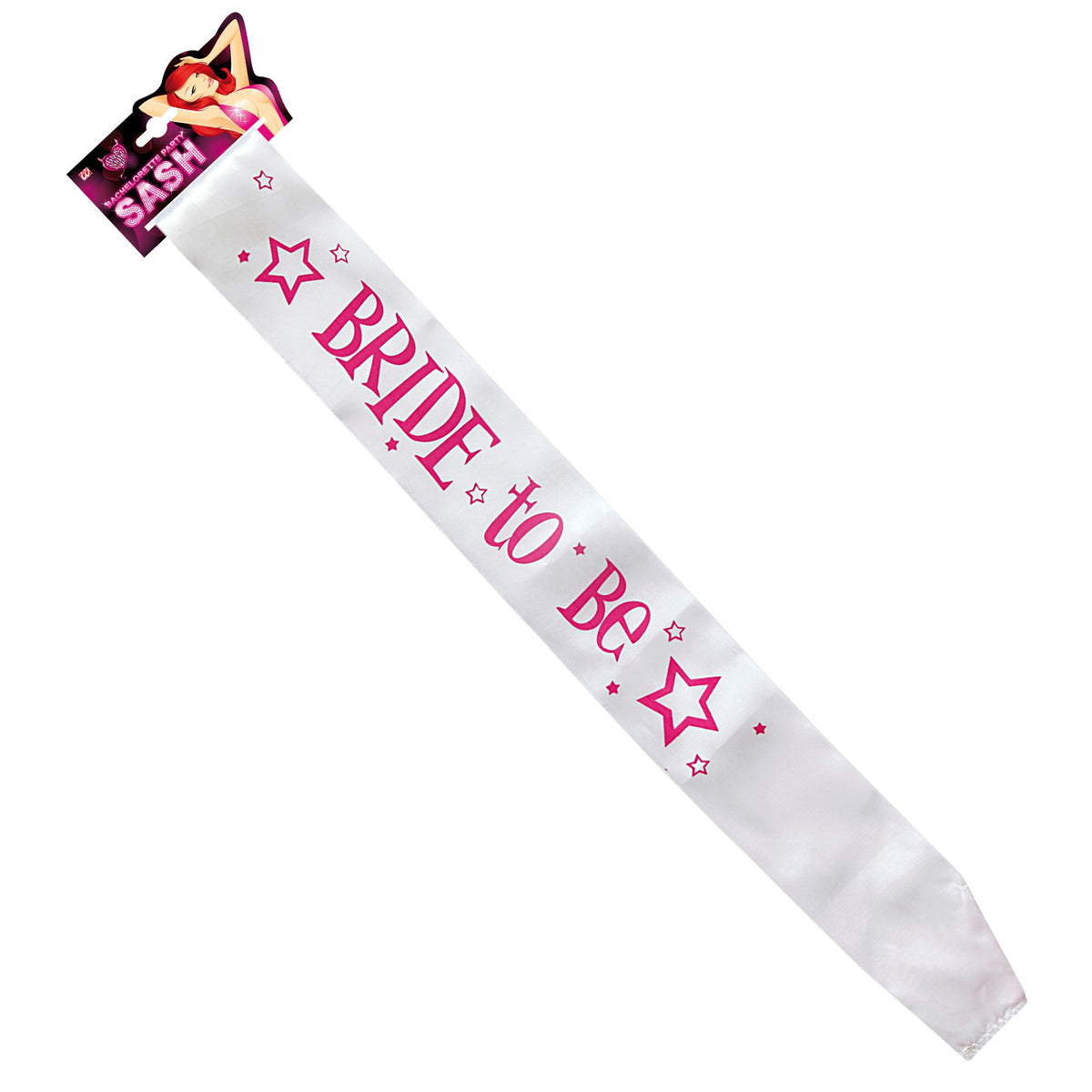 "SCHÄRPE BRIDE TO BE" aus Satin