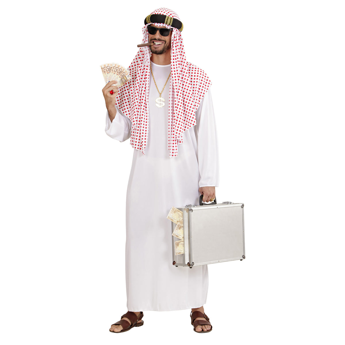 "ARABISCHER SCHEICH" (Tunika, Kopfbedeckung)