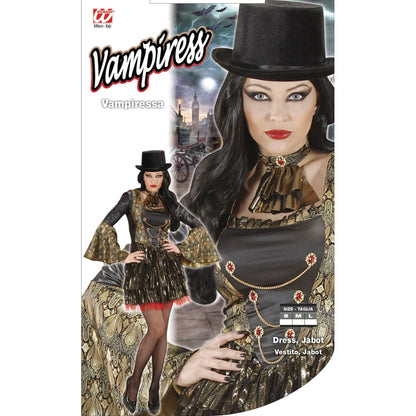 "GOTISCHE VAMPIRIN" (Kleid, Jabot)