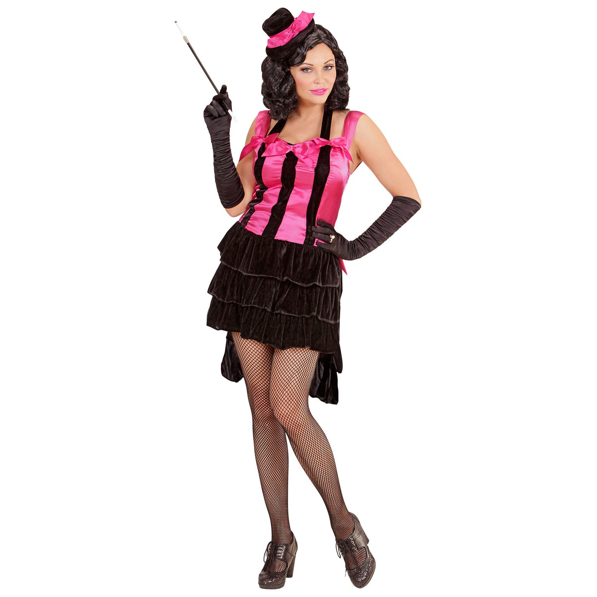 "BURLESQUE DIVA" (Kleid, Mini-Zylinderhut)