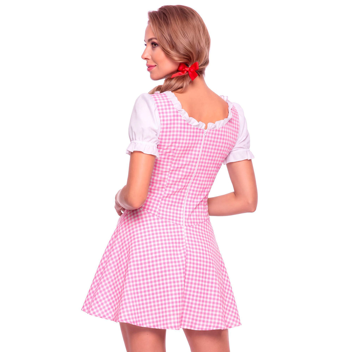 Widmann MISS MUFFET rosa Kostümkleid für Damen – Fasnacht und Mottopartys