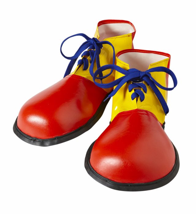 "SCHUHE CLOWN" Erwachsenengröße