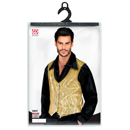 "PAILLETTENWESTE GOLD" für Herren
