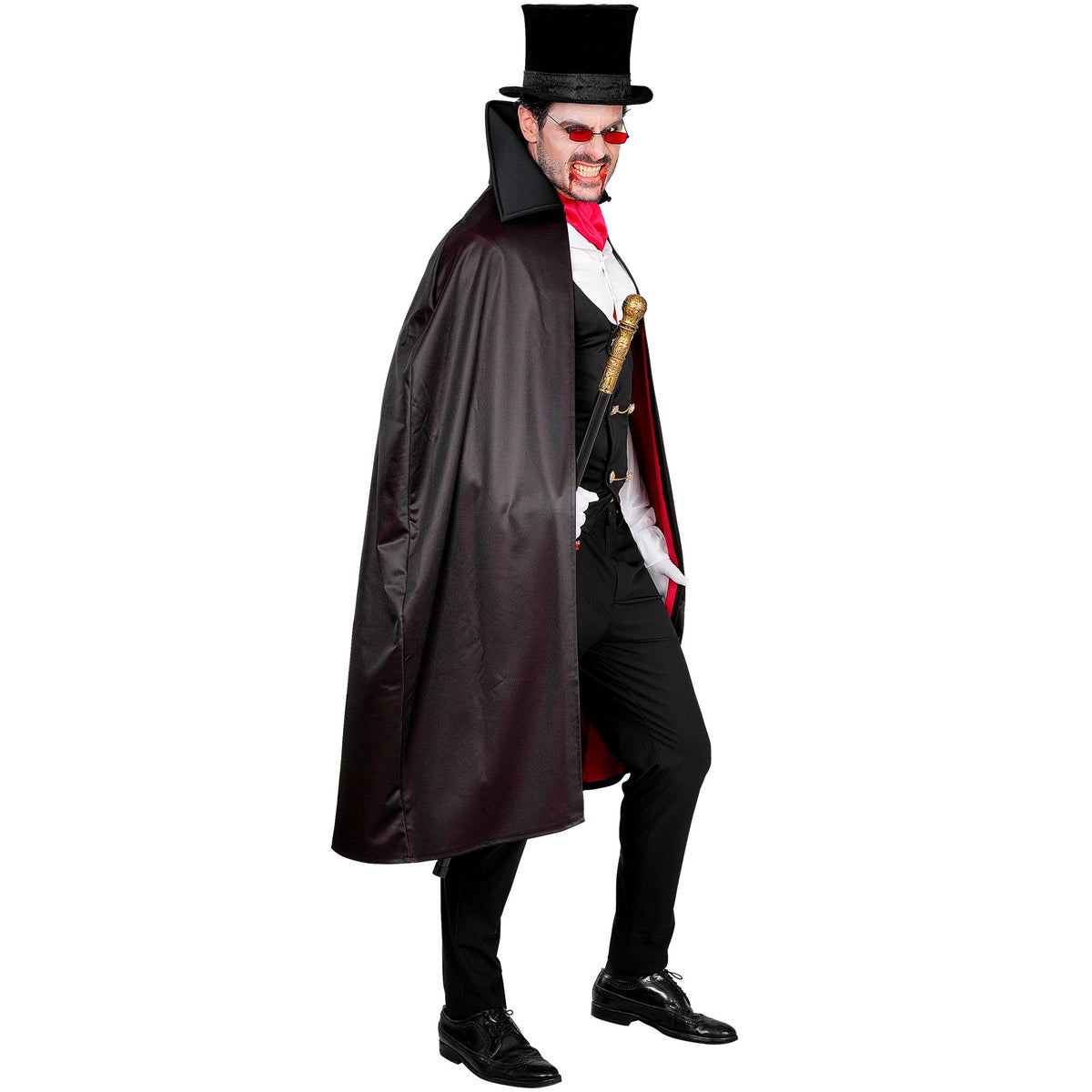 "VAMPIR" (Hemd mit Weste, Jabot, Umhang)
