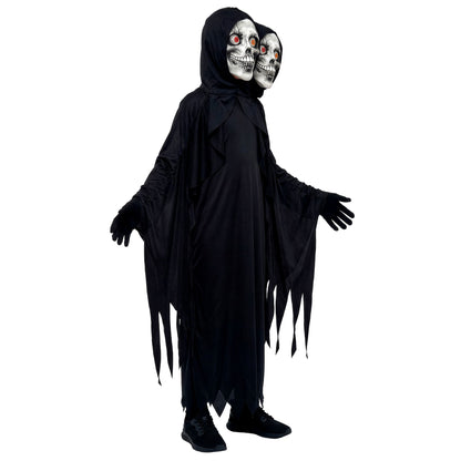 "TWO FACE SENSEMANN" (Robe mit Kapuze und zwei Masken, Handschuhe)