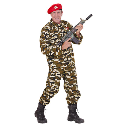 "SOLDAT" (Oberteil, Hose, Mütze)