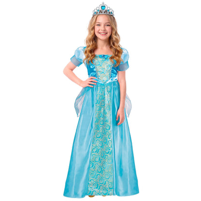 Widmann Kinderkostüm Schneeprinzessin-Kleid mit Tiara für Kinder