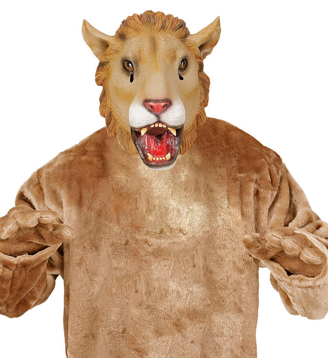 "GANZKOPF MASKE LÖWE"