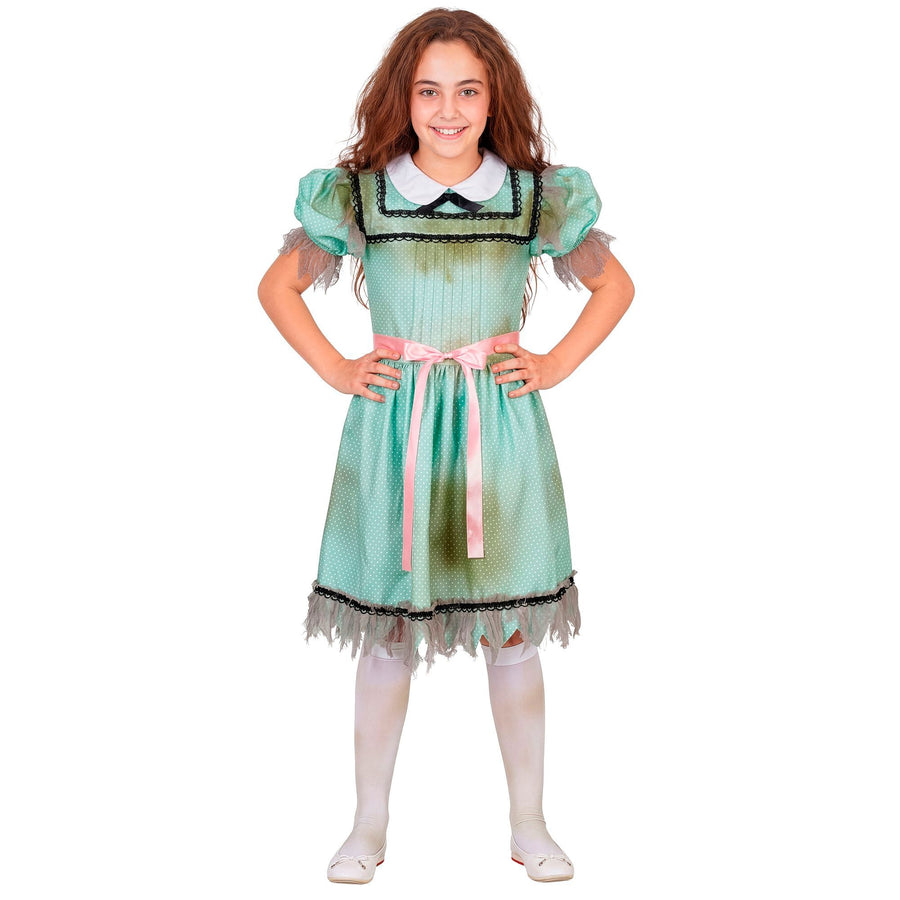 Besessen Kinderkostüm mit Kleid, Gürtel und Strümpfen von Widmann – Produktansicht