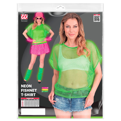 "NEON GRÜNES NETZSHIRT"