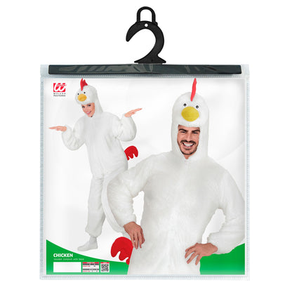 "HÜHN SOFT PLÜSCHKOSTÜM" (Overall mit Kapuze und Maske)