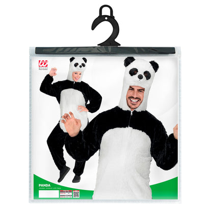 "PANDA SOFT PLÜSCHKOSTÜM" (Overall mit Kapuze und Maske)