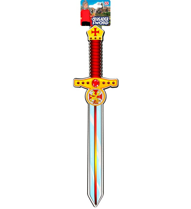 Widmann Kreuzritter-Schwert aus weichem EVA-Schaumstoff, 52 cm – Detailansicht