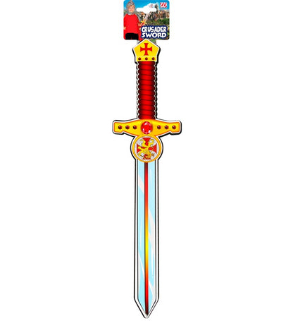 Widmann Kreuzritter-Schwert aus weichem EVA-Schaumstoff, 52 cm – Detailansicht