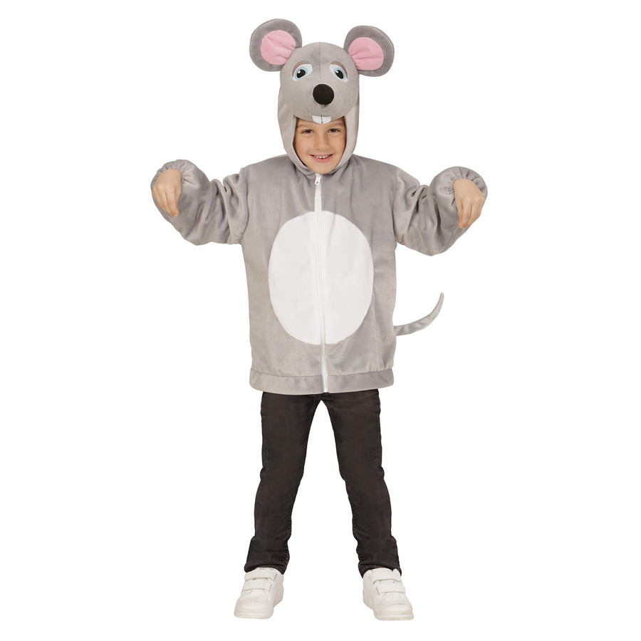 "MAUS SOFT PLÜSCHKOSTÜM" (Jacke mit Kapuze)