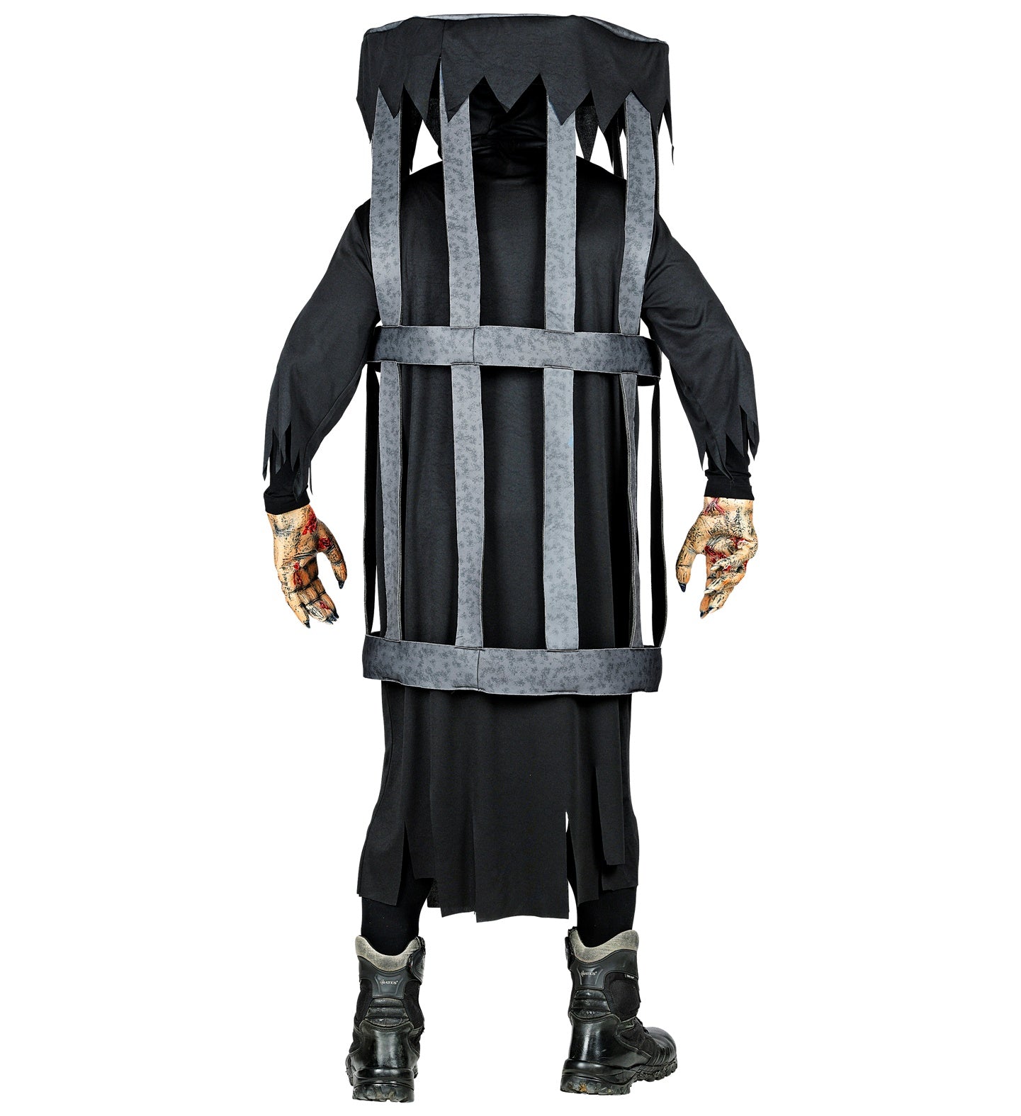 Zombie Gefangener Kostüm für Herren L/XL – Widmann Horror Outfit mit Käfig - Fasnacht24.ch