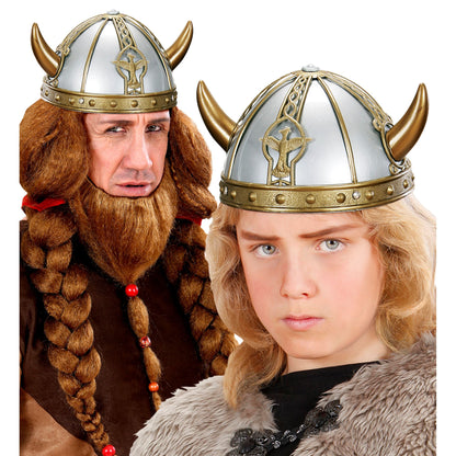 "WIKINGER HELM" aus Hartplastik – Detailansicht